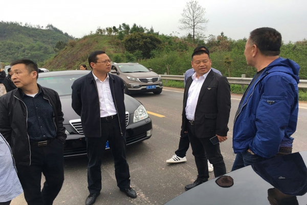 4.14蓮都區(qū)領導赴現(xiàn)場調研，關心支持公司發(fā)展后勁