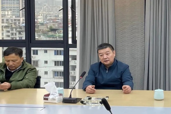 麗水市建設(shè)局黨組書記、局長(zhǎng)鐘小松一行到浙江中立建設(shè)有限公司走訪